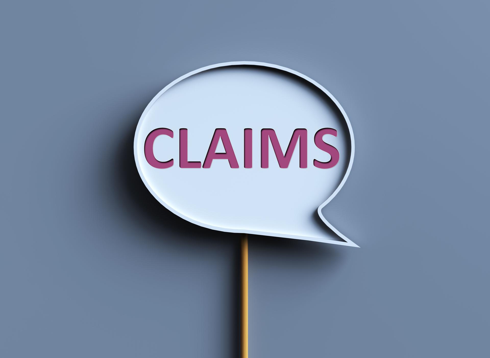 Stack of Claims applications